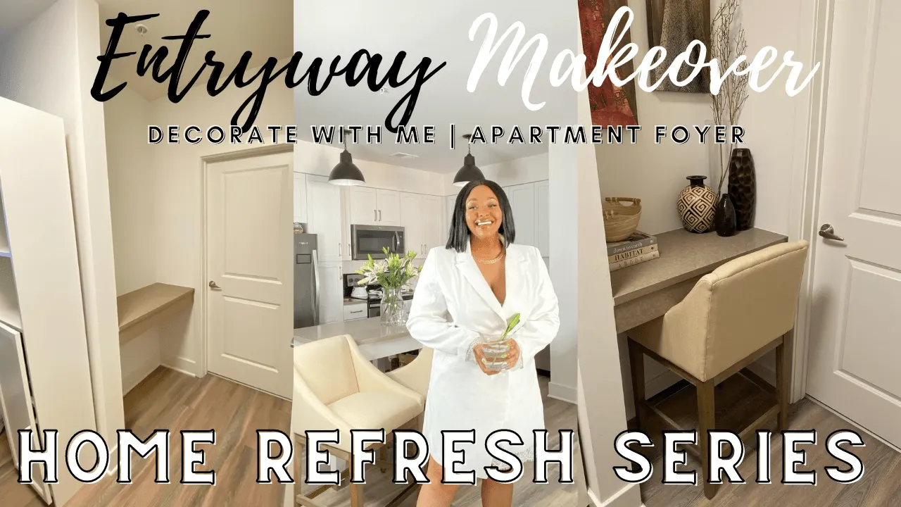 Spring Home Refresh Series | Foyer Entryway MAKEOVER | Triple Duty