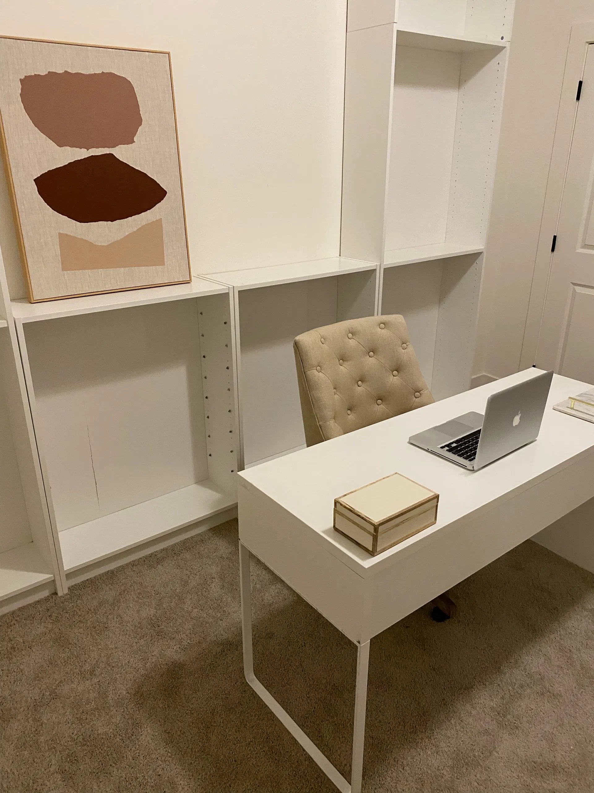 New Home Office & Creator Studio | IKEA Billy Built-In Bookcase Hack